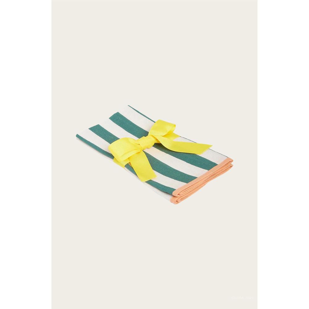 NEW LA DOUBLEJ large napkins - set of 2 in riviera green